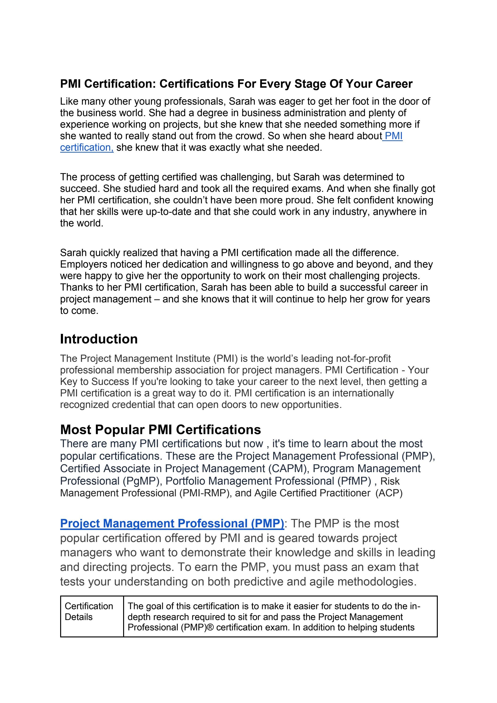 Pmi Certification By Eduhubspot Issuu