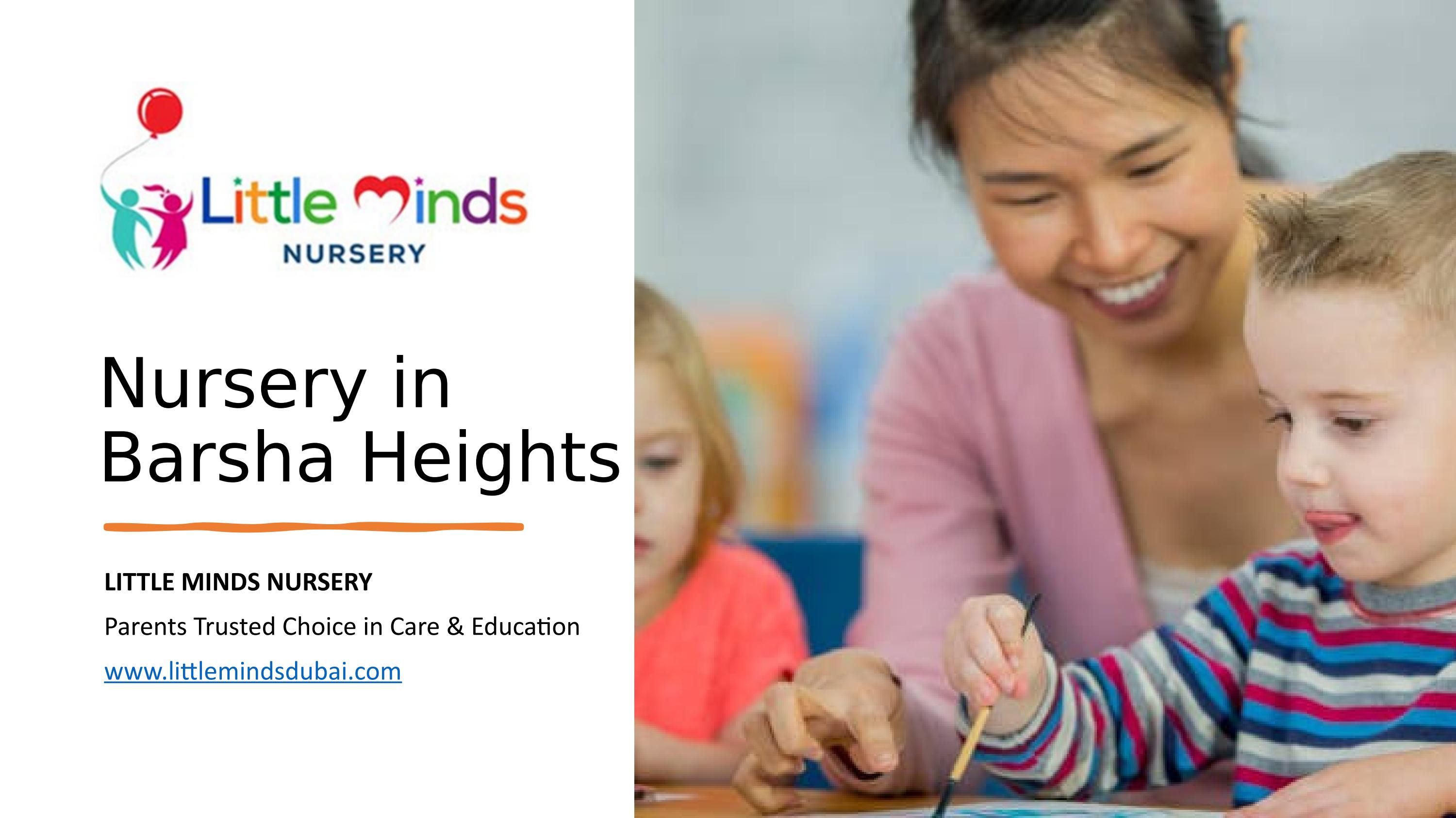 Nursery In Barsha Heights By Little Minds Issuu