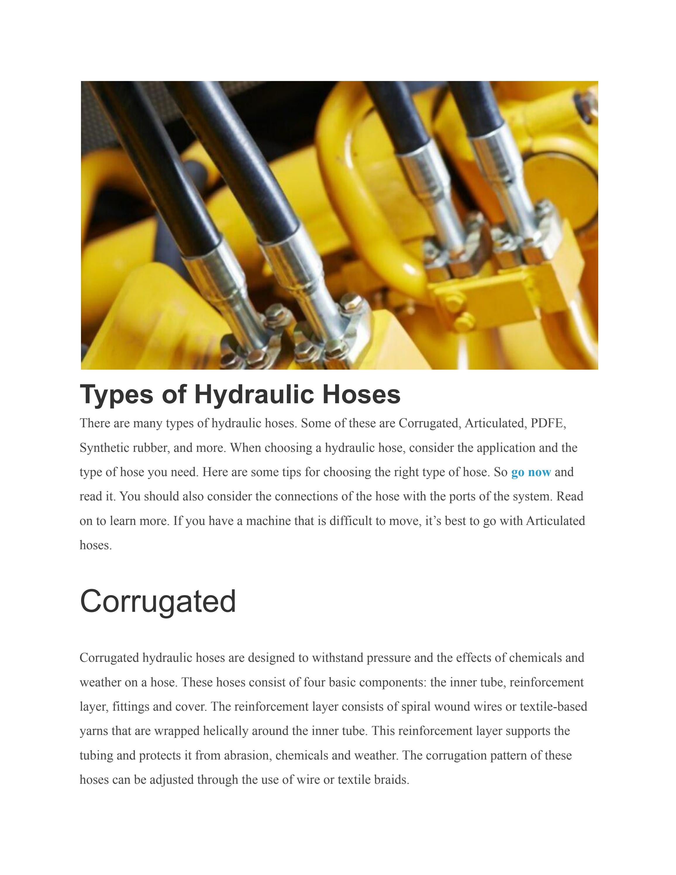 Types of Hydraulic Hoses by charles Issuu
