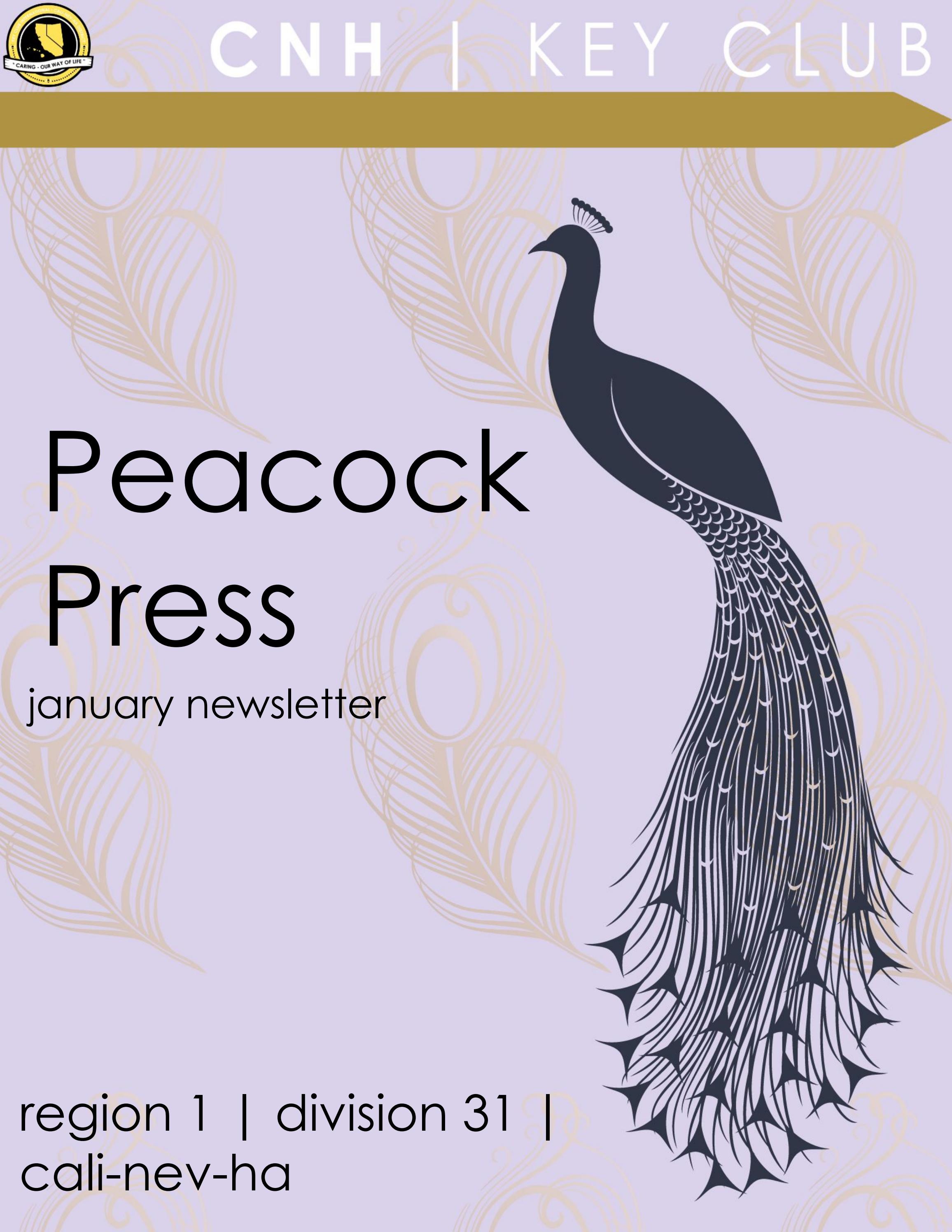 Peacock Press | Vol. 6 | Issue 9 by Division 31 Peacock Press - Issuu