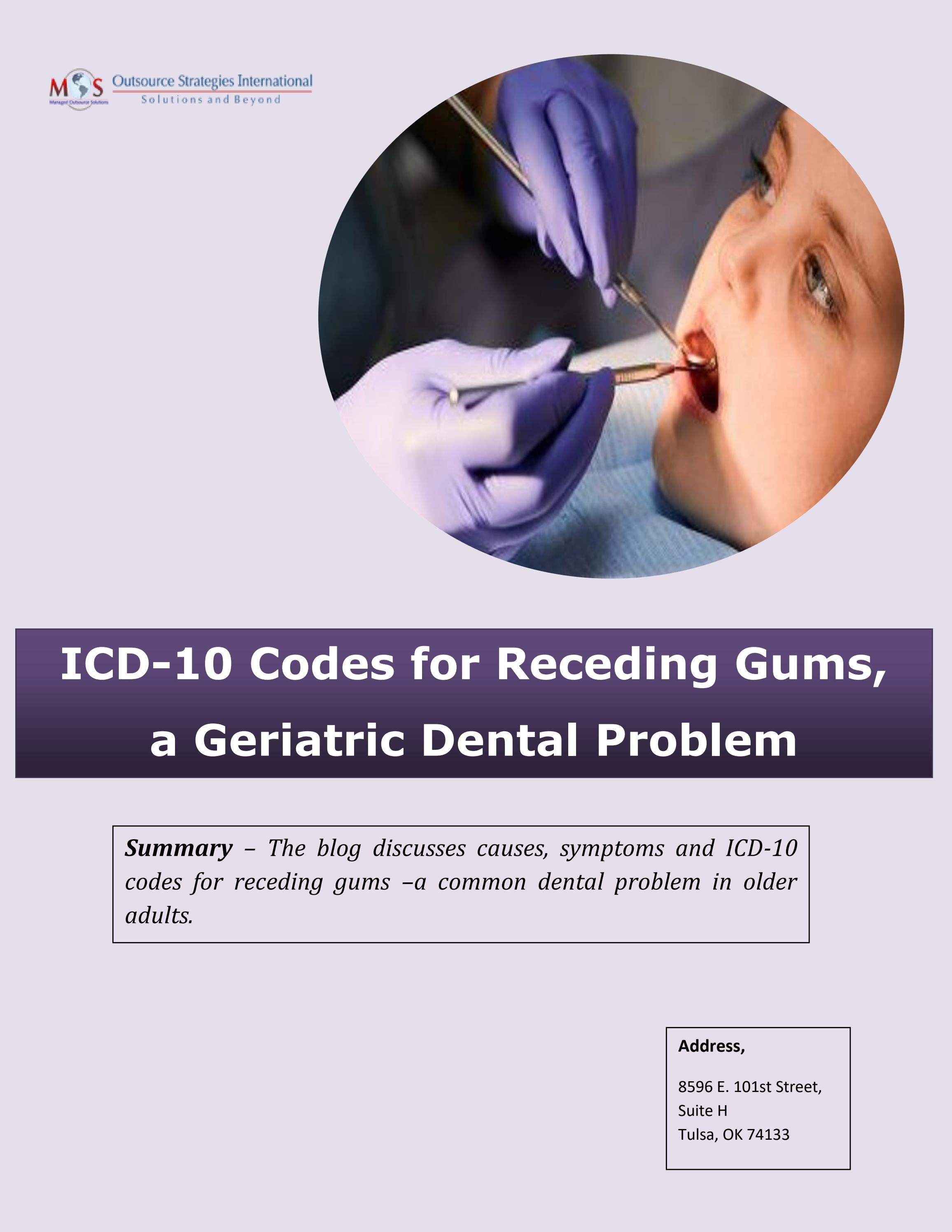 ICD10 Codes for Receding Gums, a Geriatric Dental Problem by Outsource
