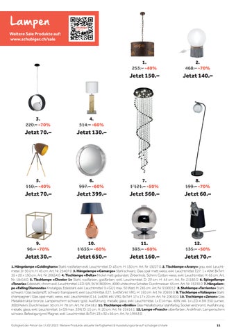 schubiger 家具目录 · Schubiger 家具 冬季 Sale 2022/2023 第 11 页