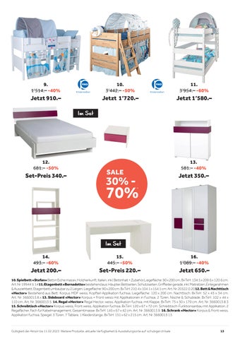 schubiger 家具目录 · Schubiger 家具 冬季 Sale 2022/2023 第 13 页