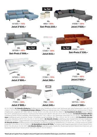 schubiger 家具目录 · Schubiger 家具 冬季 Sale 2022/2023 第 3 页