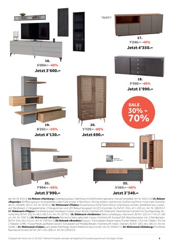 schubiger 家具目录 · Schubiger 家具 冬季 Sale 2022/2023 第 5 页