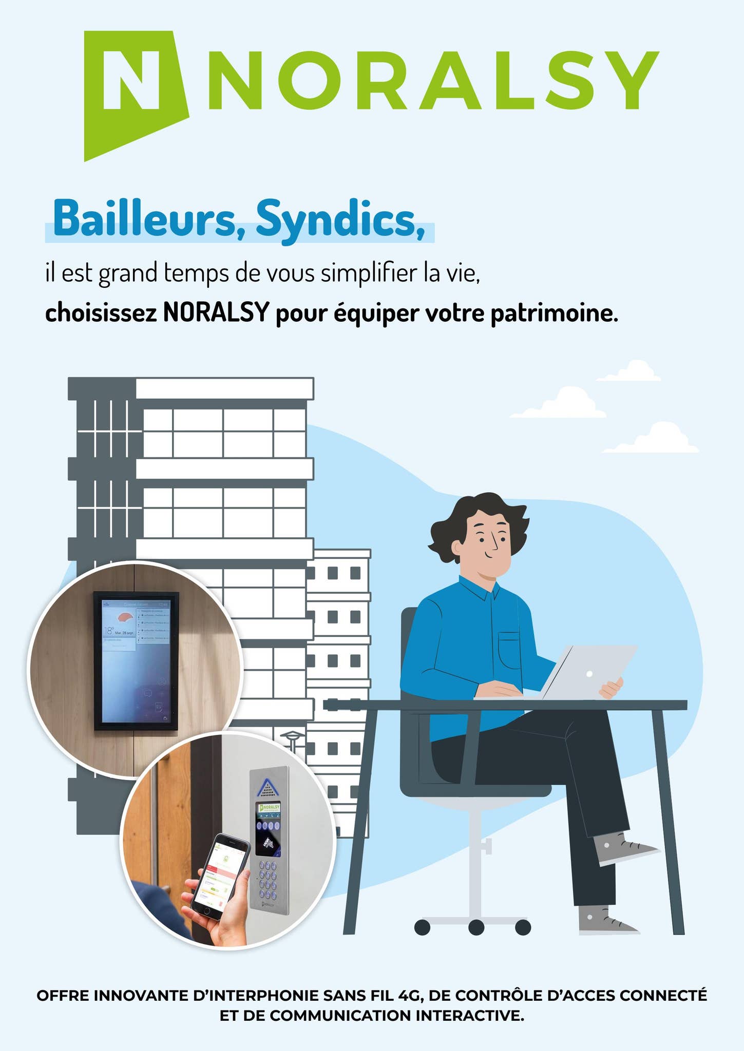 Clé Électronique Badge NORALSY KCP8 - Fréquence 13,56 MHz - Neuf D'Origine