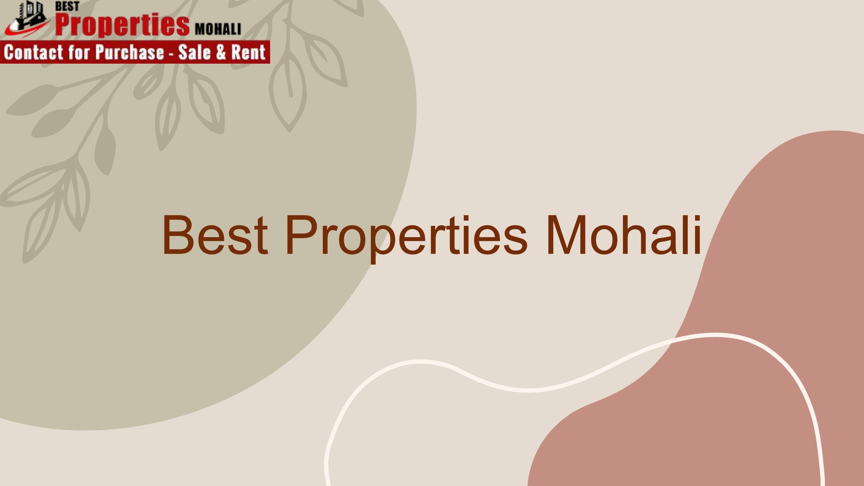 Property Dealers in Mohali Best Properties Mohali by properties525