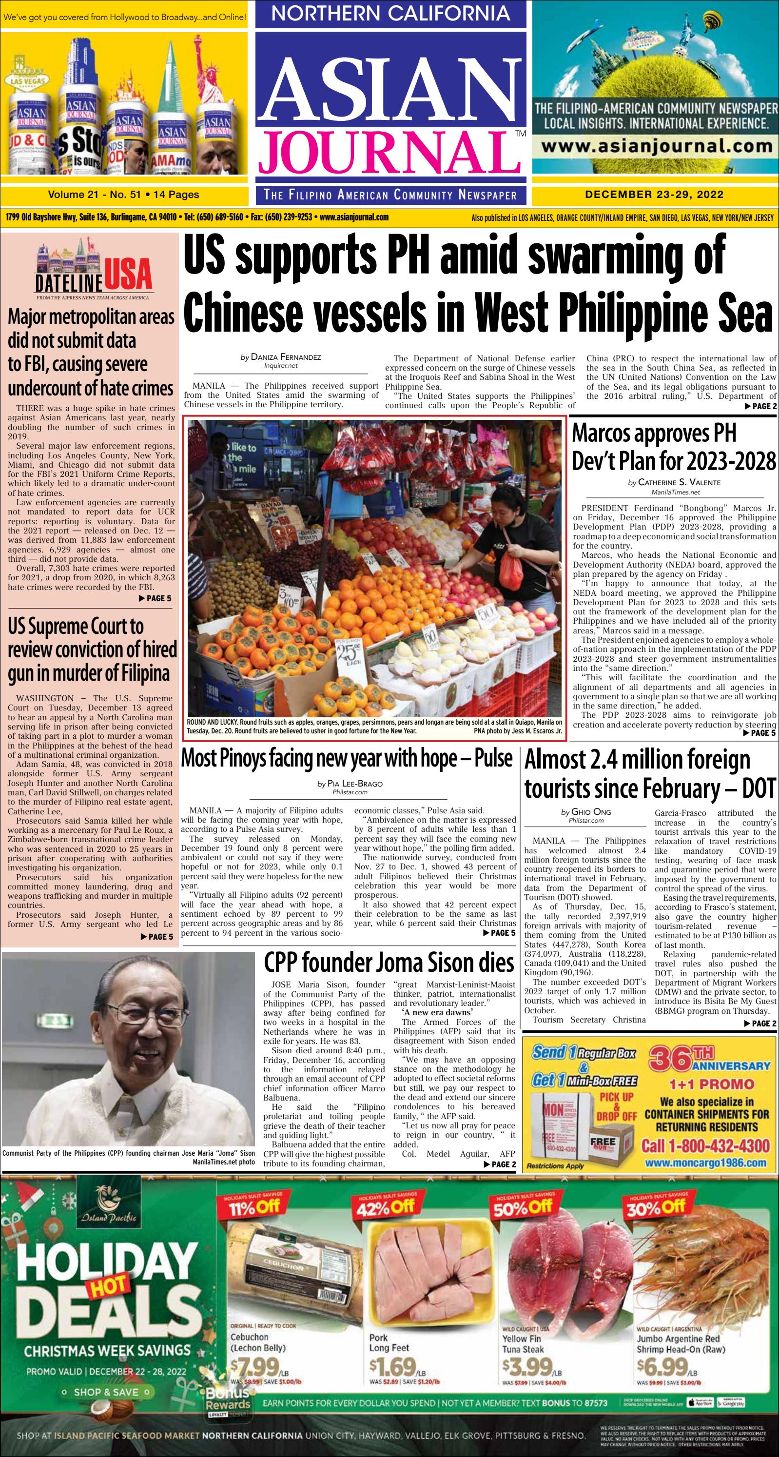 122322 - Northern California Edition by Asian Journal Community Newspapers  - Issuu