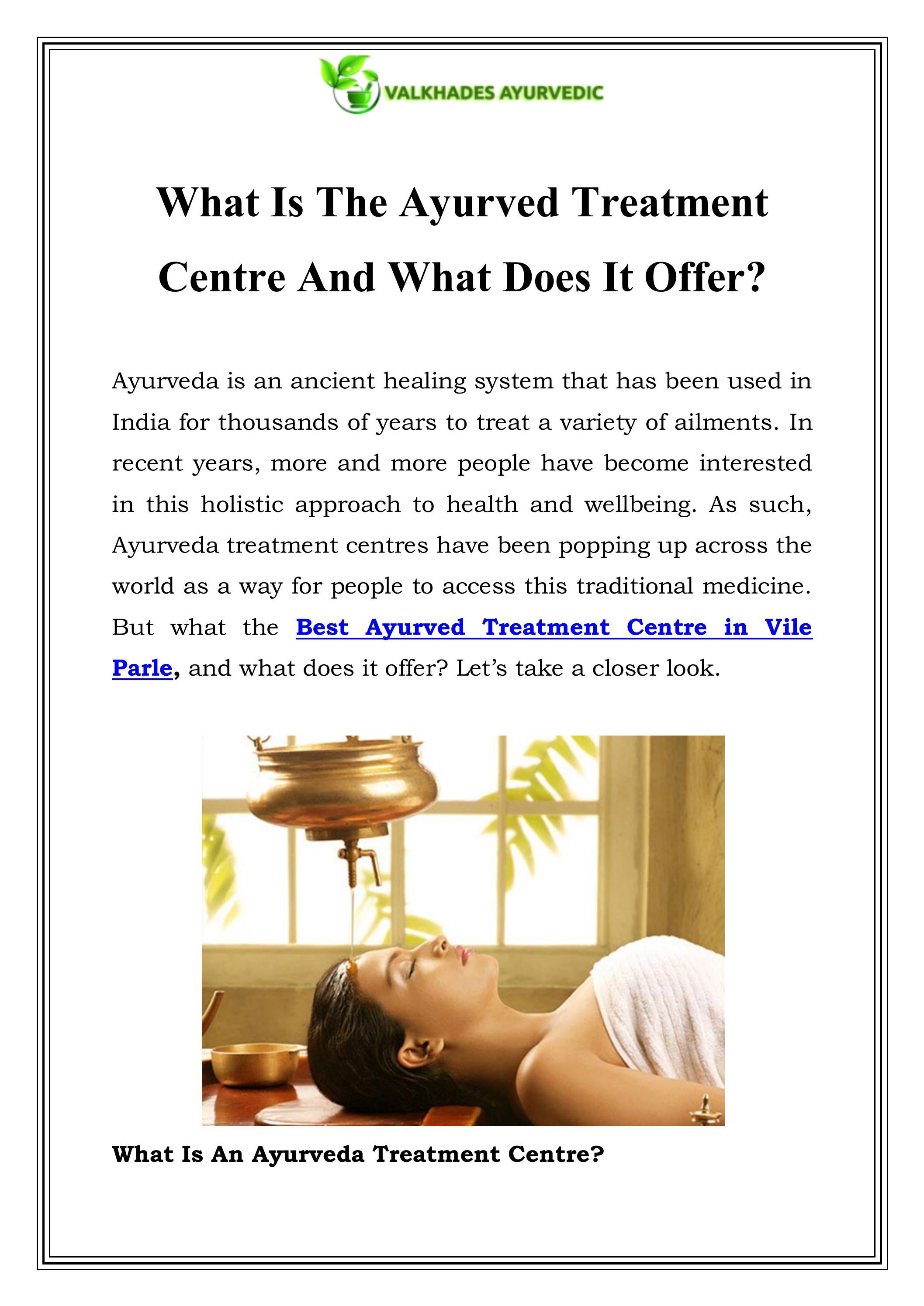 Best Ayurved Treatment Centre in Vile Parle Call9870270610 by