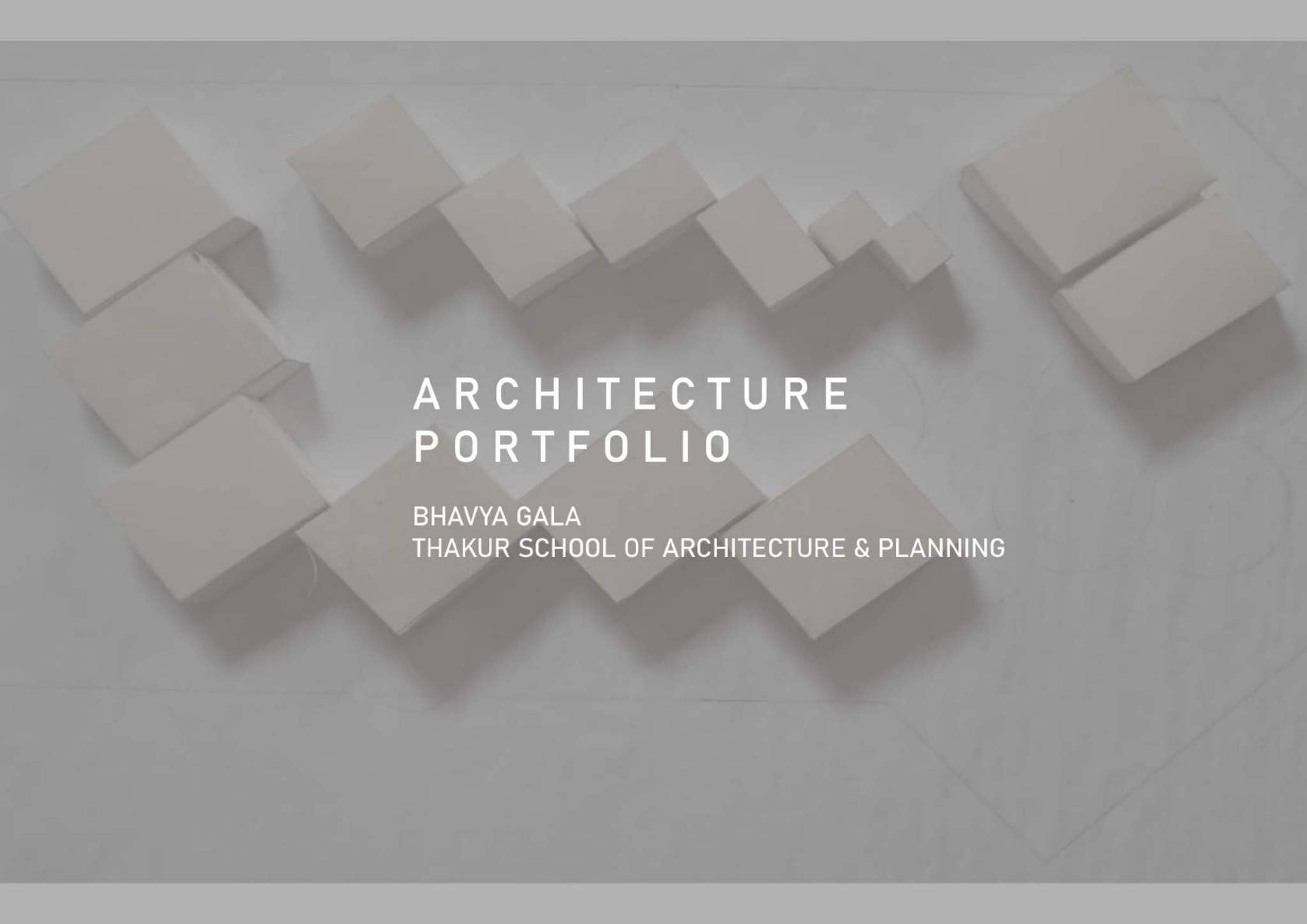 Architecture Portfolio by Bhavya Gala - Issuu