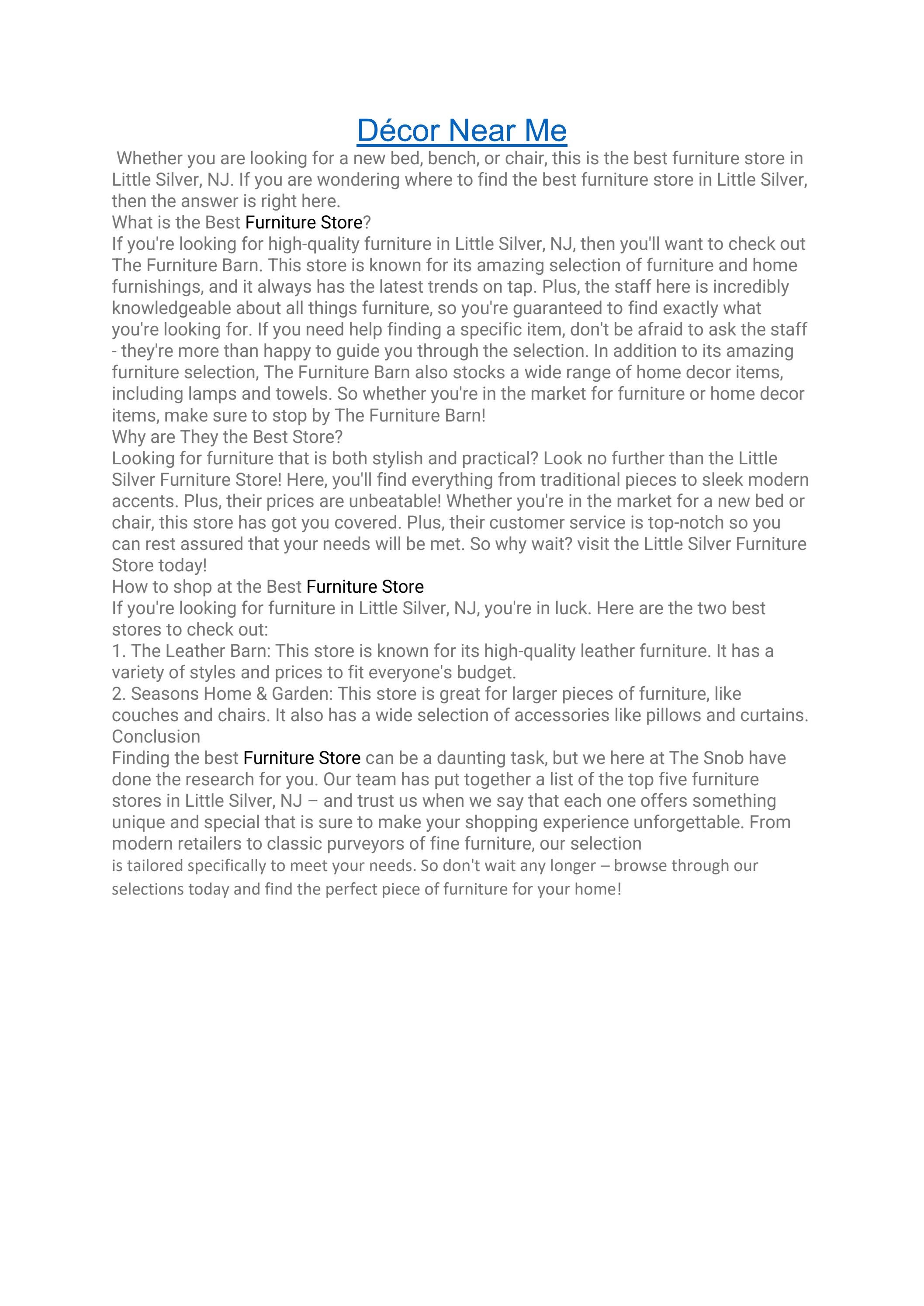 Décor near me by Platypus Home Issuu