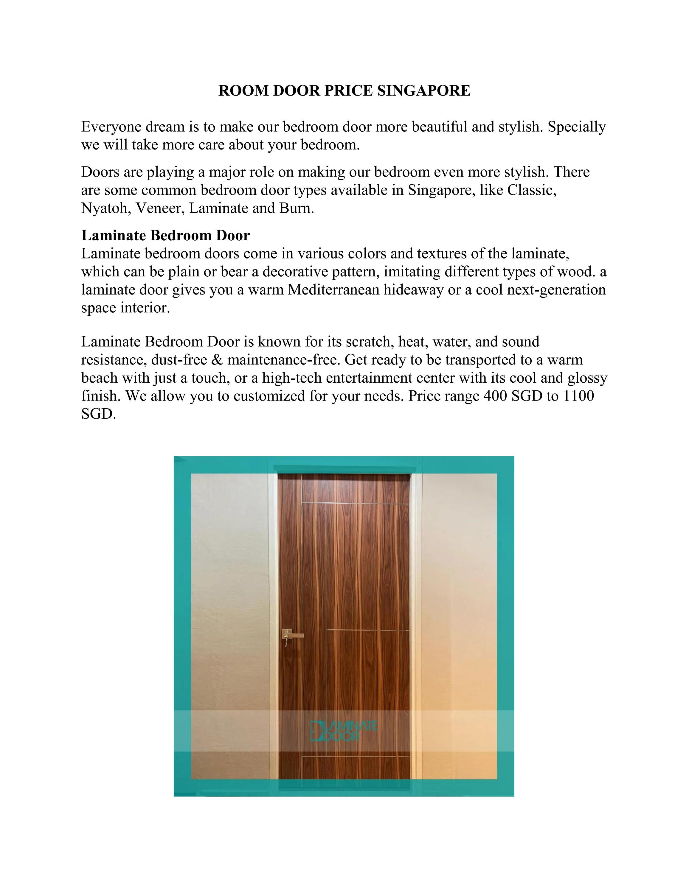 Room Door Price Singapore Bedroom Door Price Singapore Doors by Laminate Doors Issuu