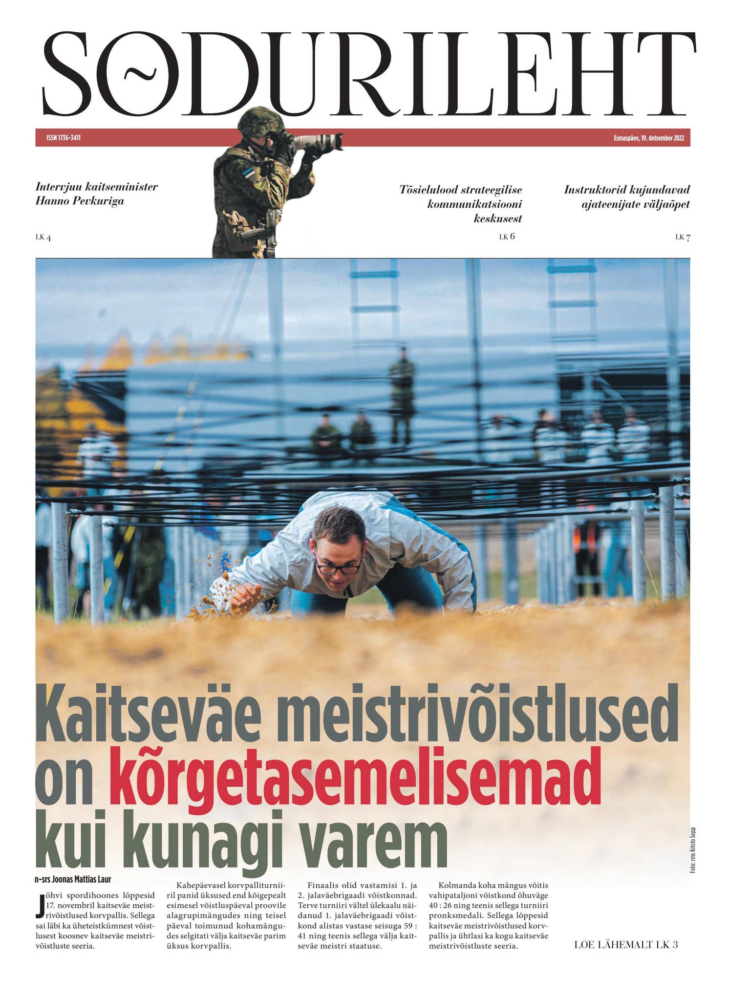 Sõdurileht 19.12.2022 cover