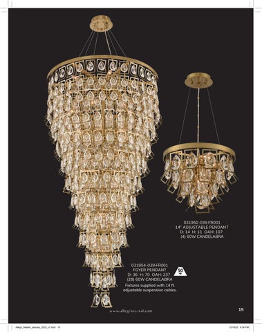Kalco Lighting Allegri 水晶 2023 Master 灯饰目录 第 16 页