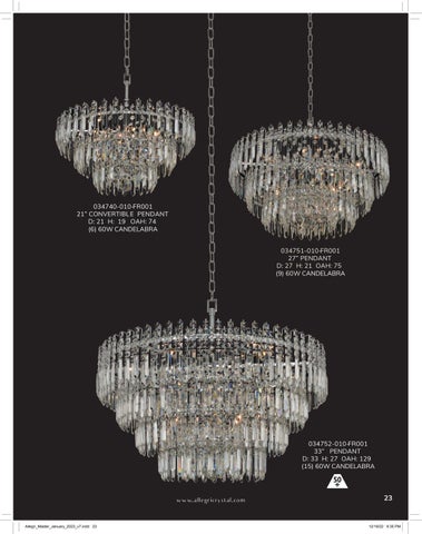 Kalco Lighting Allegri 水晶 2023 Master 灯饰目录 第 24 页