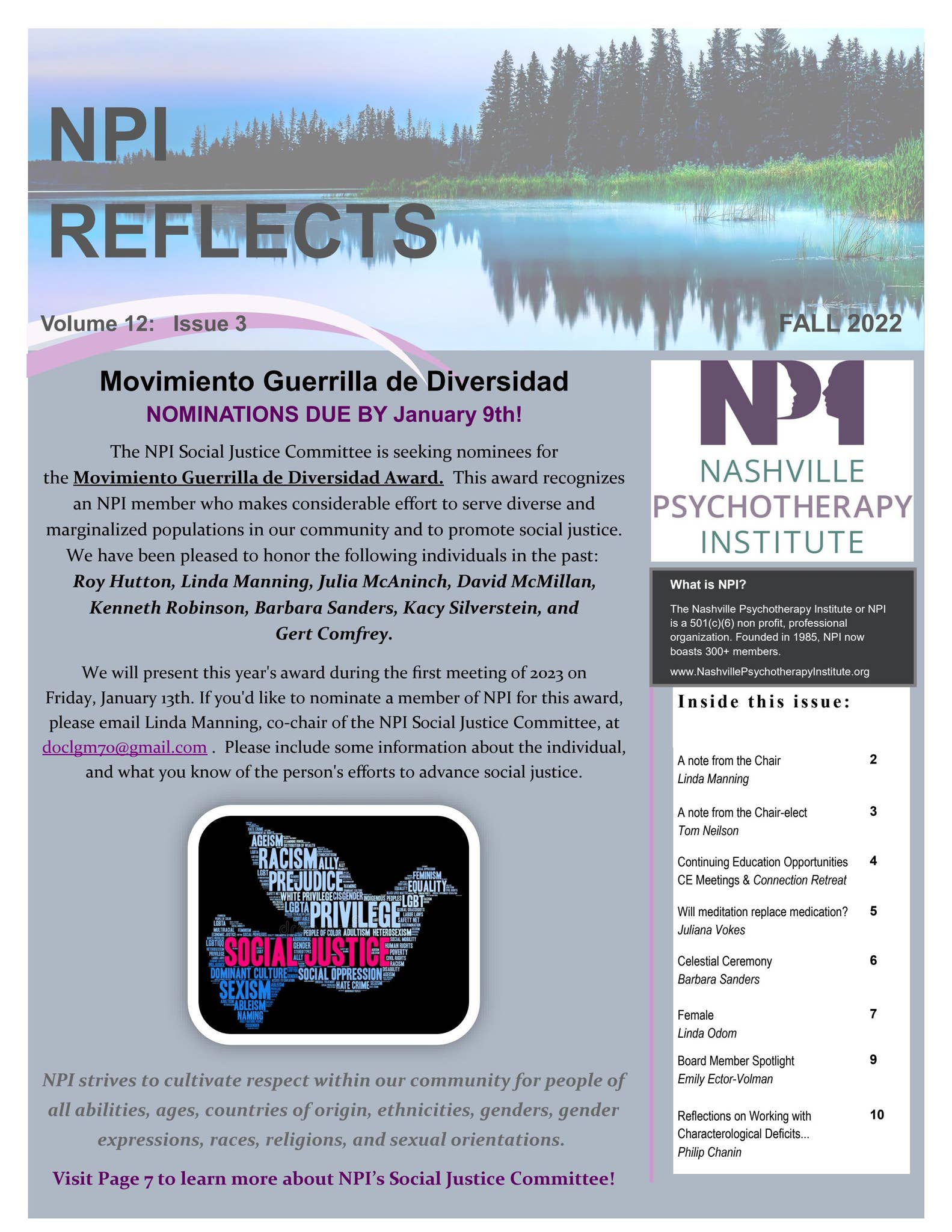 NPI Reflects Fall 2022 by NashvillePsychotherapy - Issuu