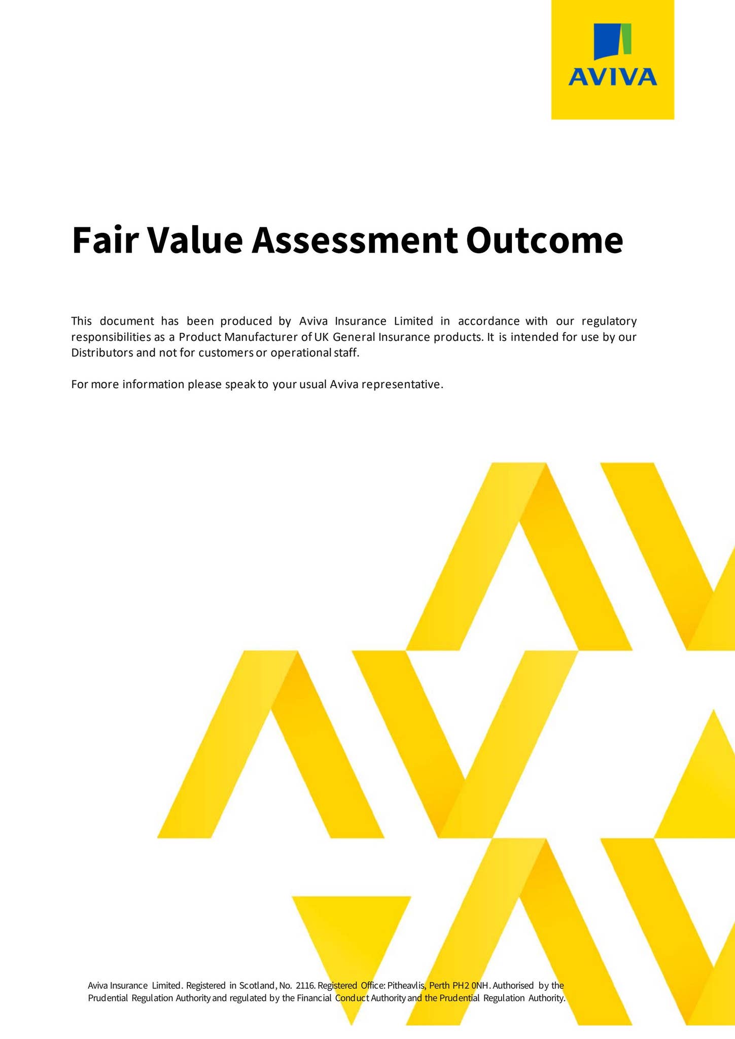 AVIVA Management Liability Fair Value Assessment Dec 2022 by