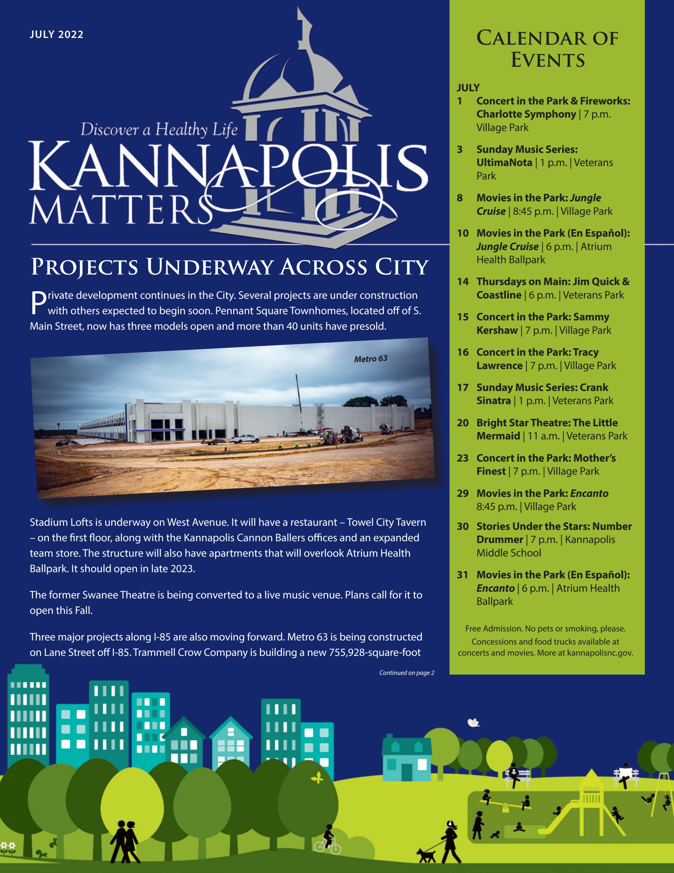 July 2022 Kannapolis Matters by City of Kannapolis NC Issuu