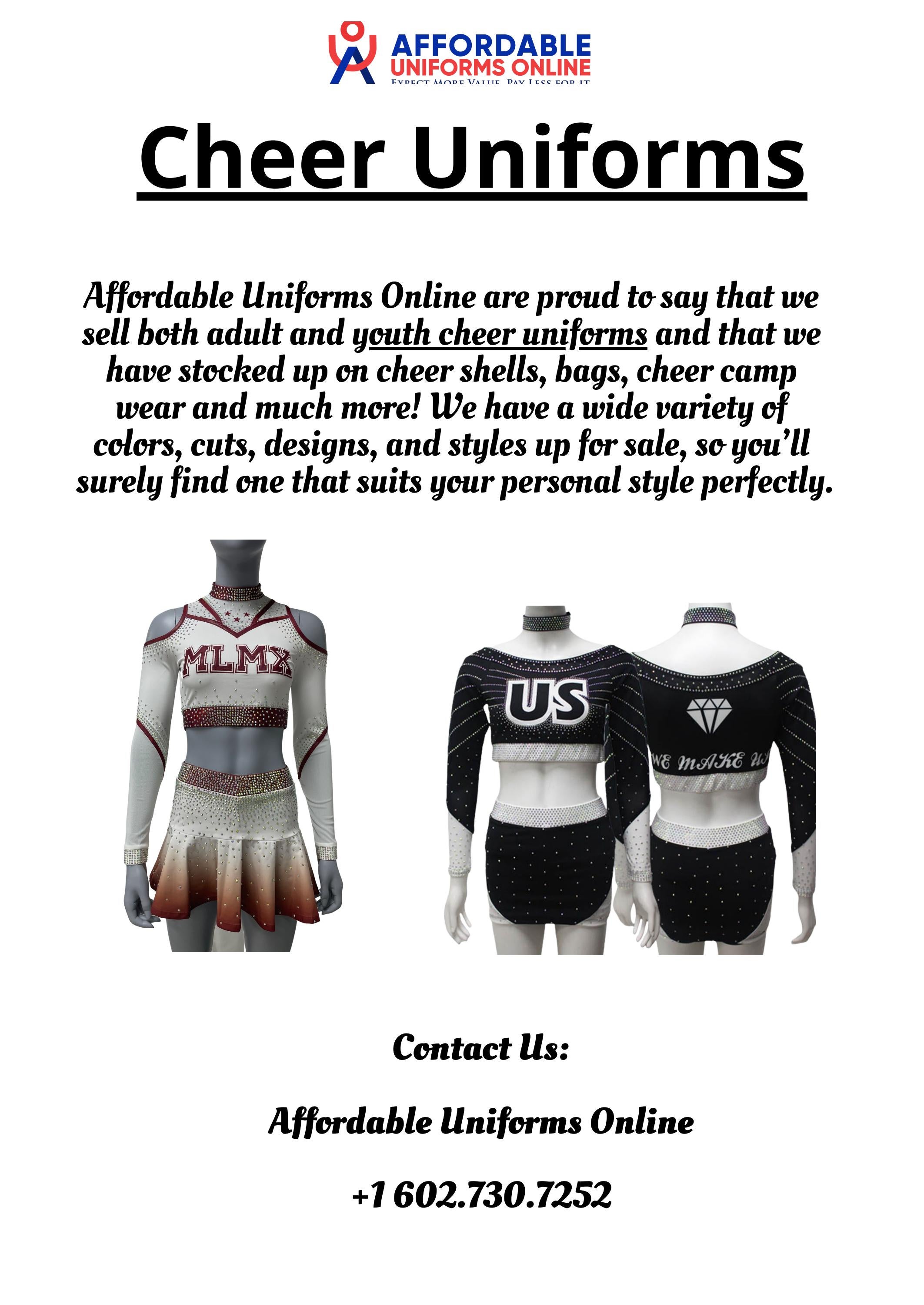 Custom Cheap Cheer Uniforms by Affordable Uniforms Online Issuu