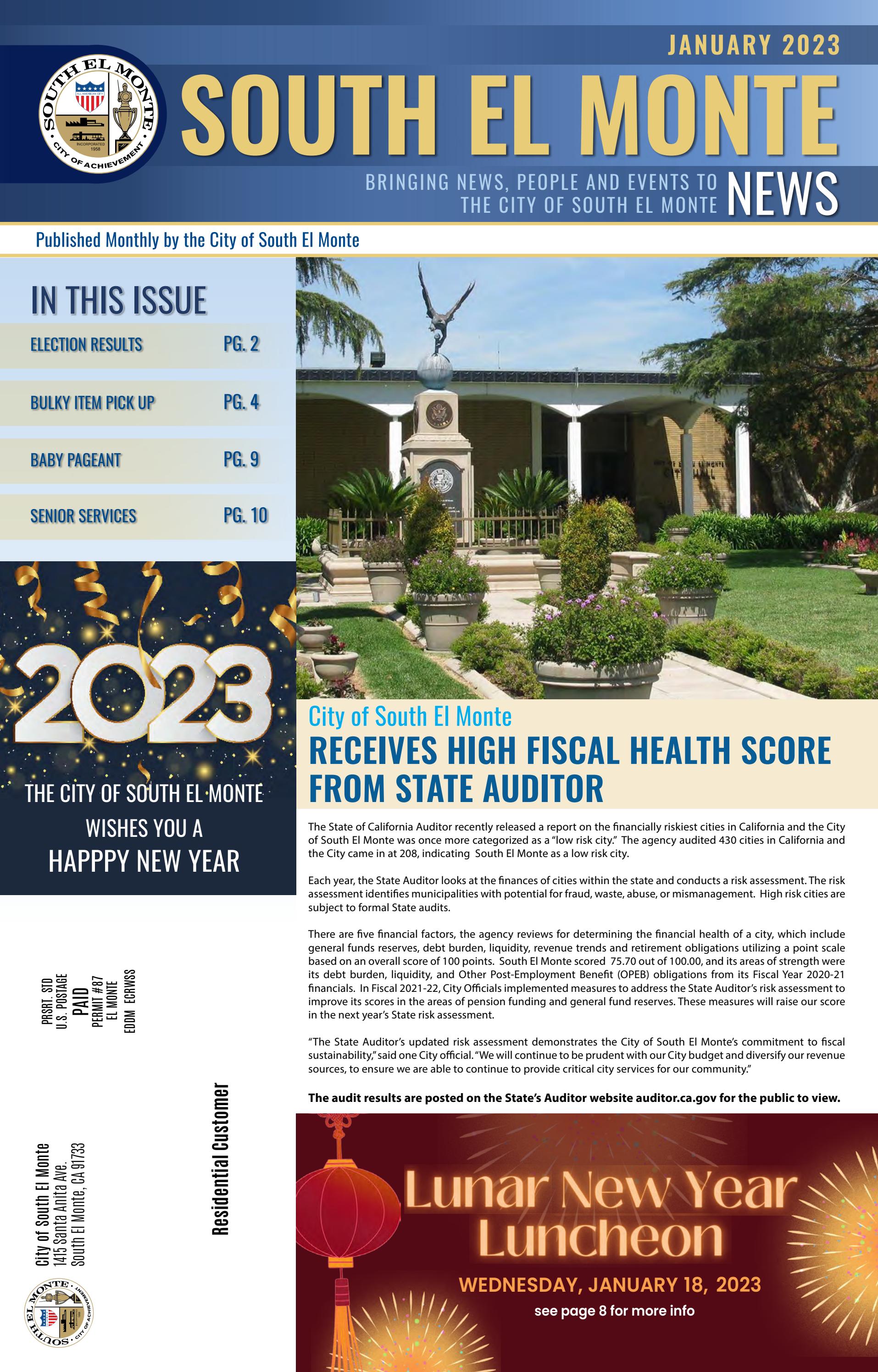 South El Monte News January 2023 by Issuu