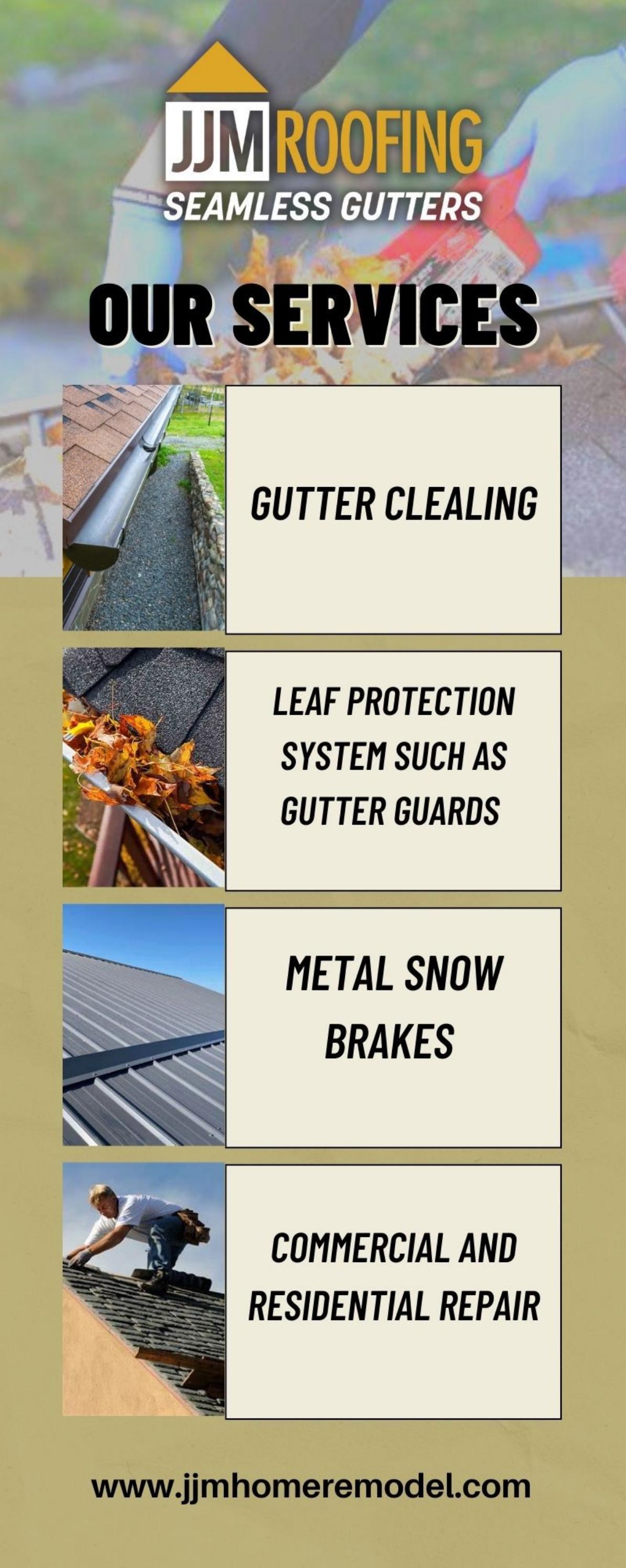 Gutter Cleaning Service | JJM Roofing & Seamless Gutters by JJM Roofing