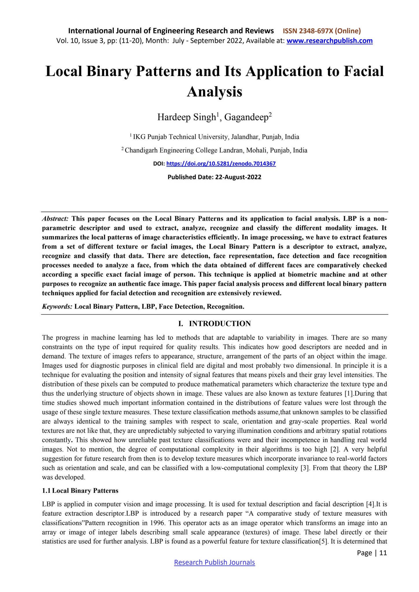Local Binary Patterns and Its Application to Facial Analysis by ...