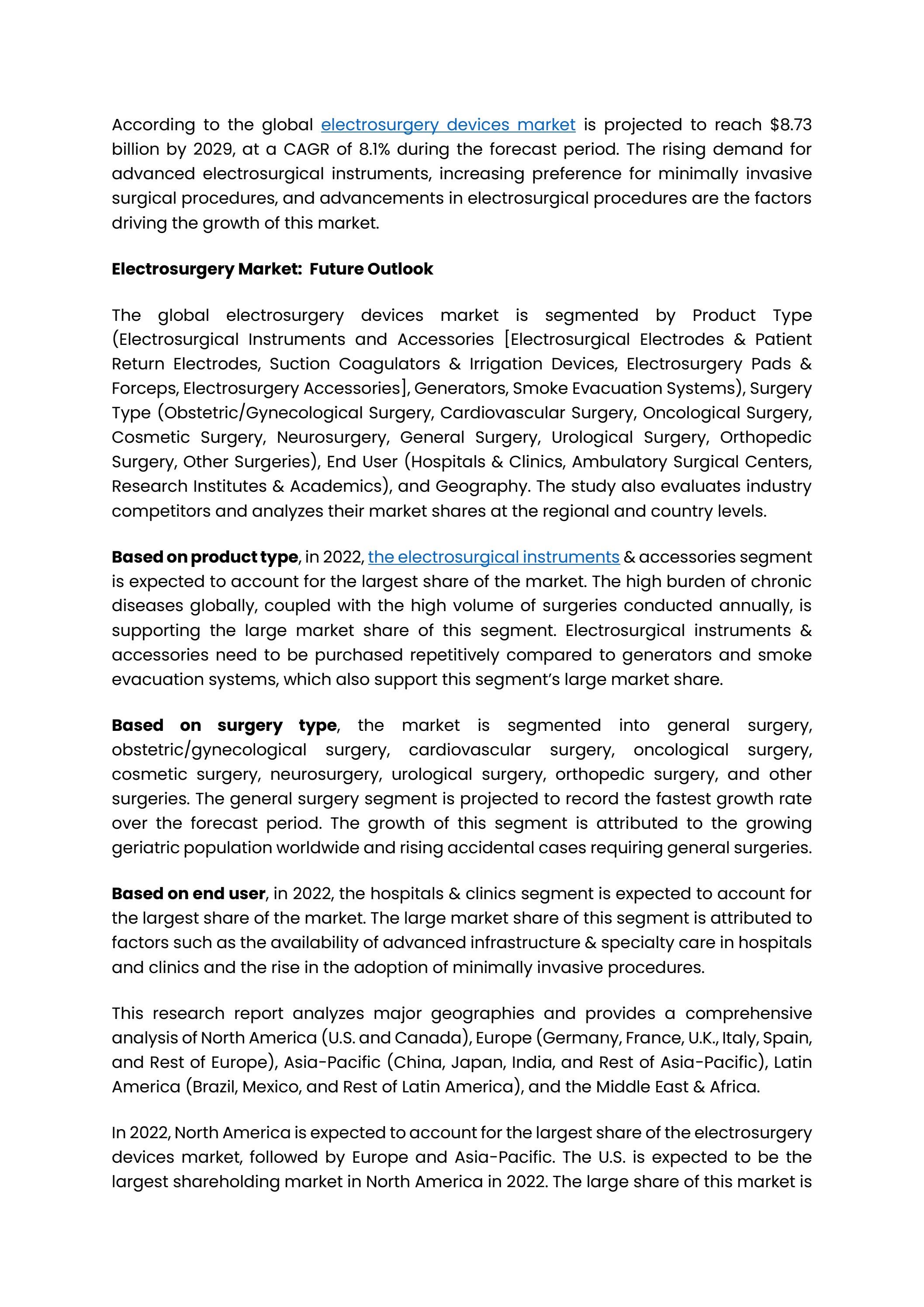 Electrosurgery Devices Market by Research960 Issuu