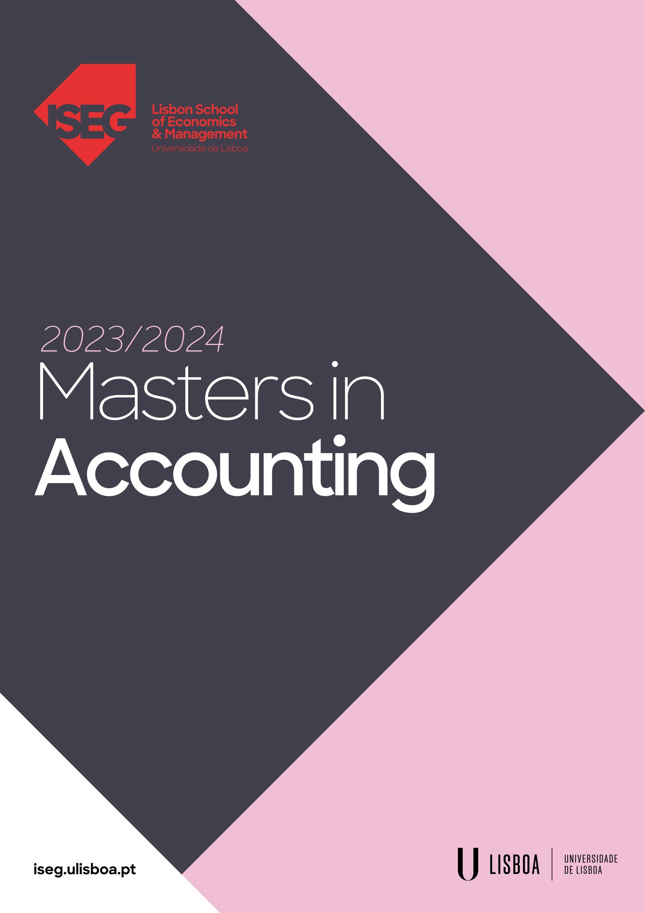 Masters in Accounting by ISEG Lisboa Issuu