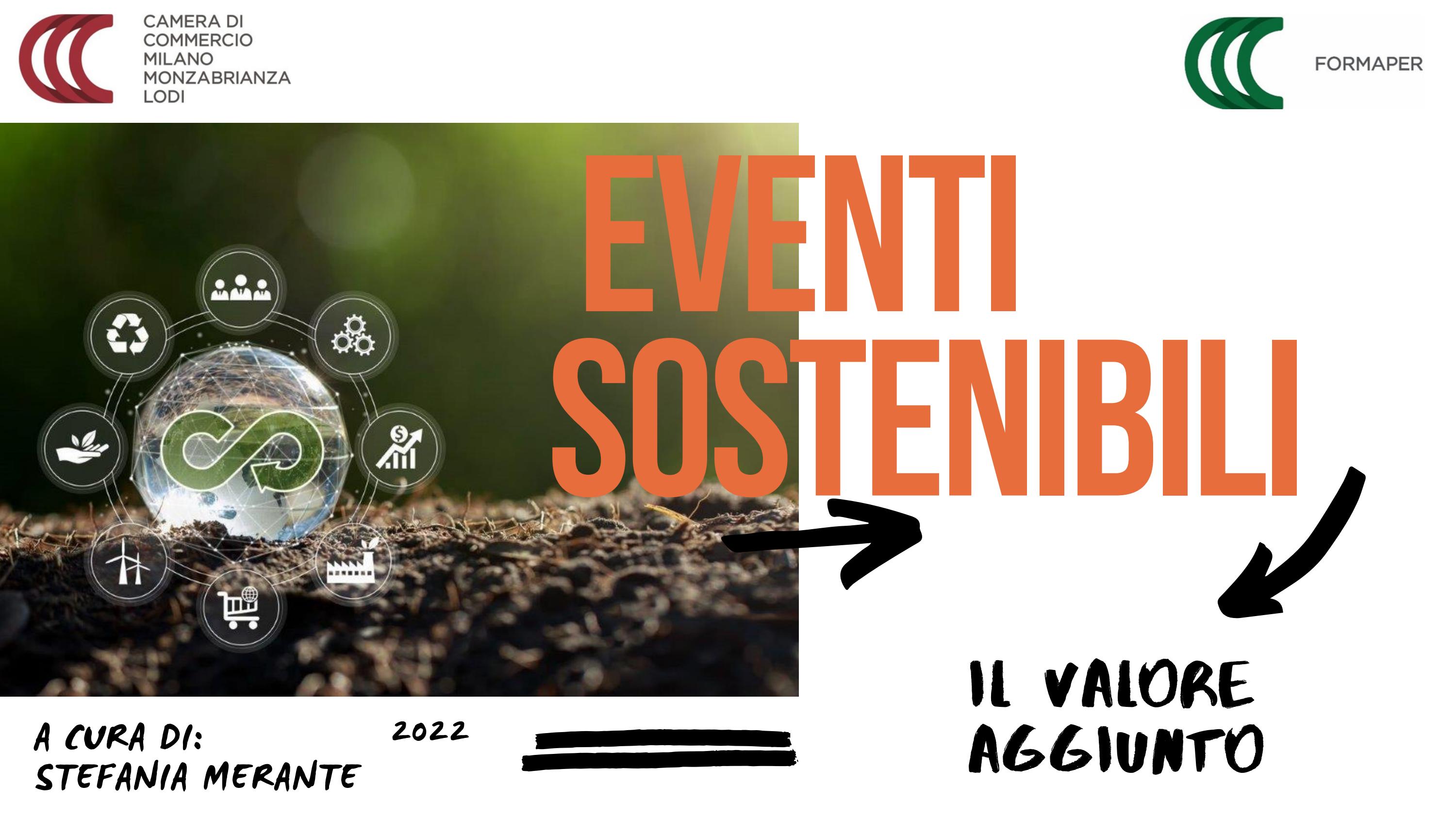 Eventi sostenibili - Il valore aggiunto by Camera di commercio di ...