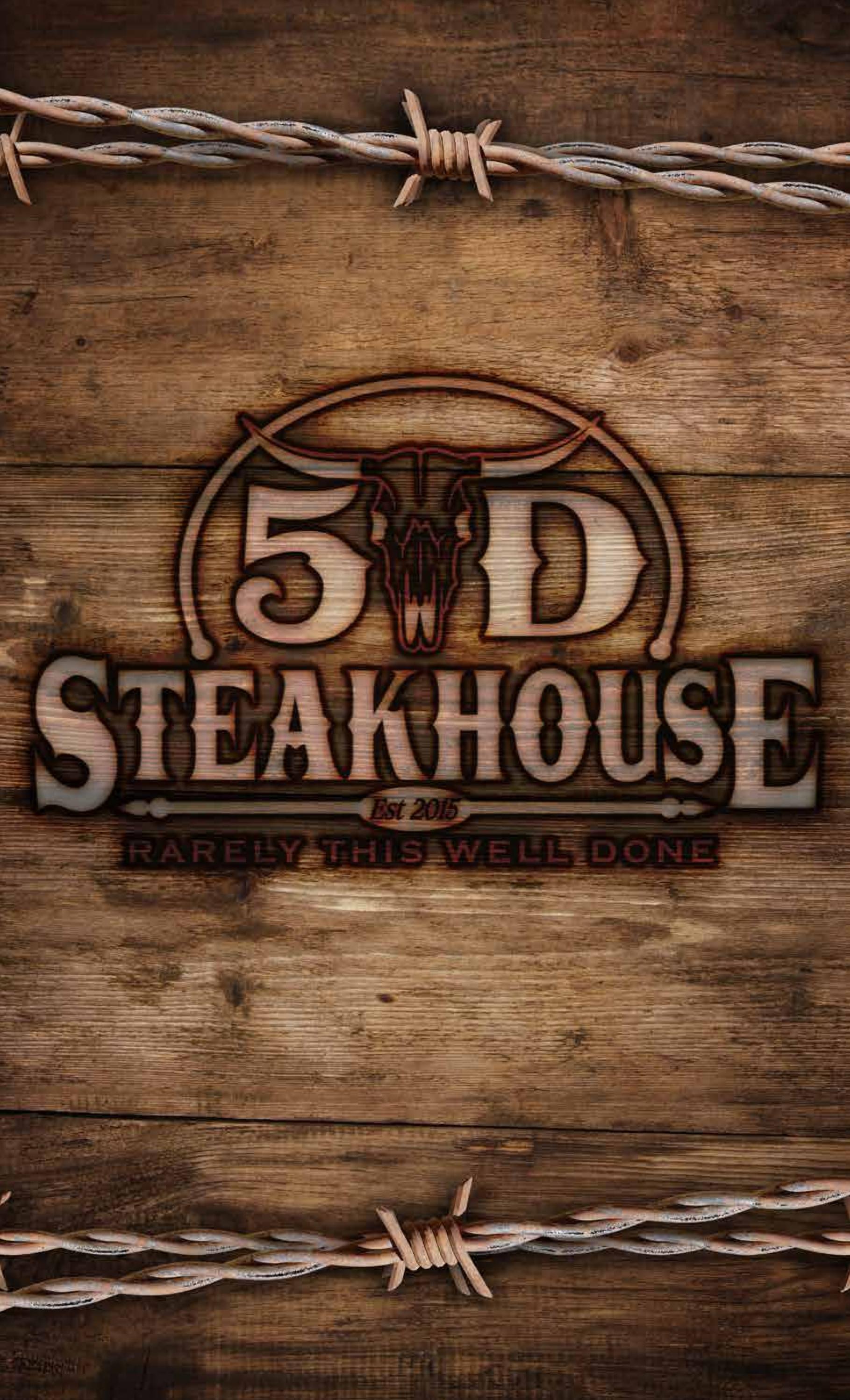 5D Steakhouse Menu by Ranch House Designs - Issuu