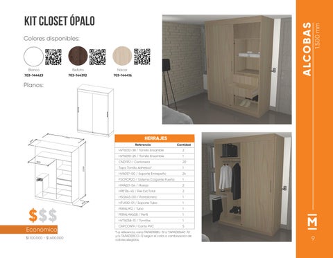 Madecentro Colombia 家具目录 KIT MUEBLES MADECENTRO 第 11 页