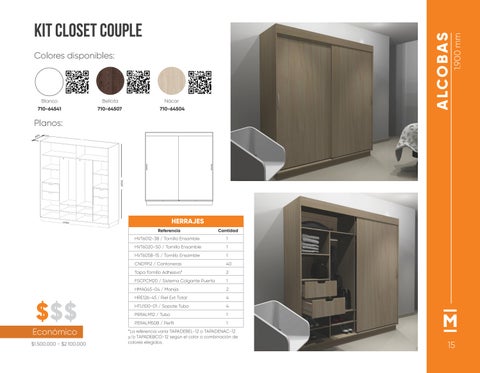 Madecentro Colombia 家具目录 KIT MUEBLES MADECENTRO 第 17 页