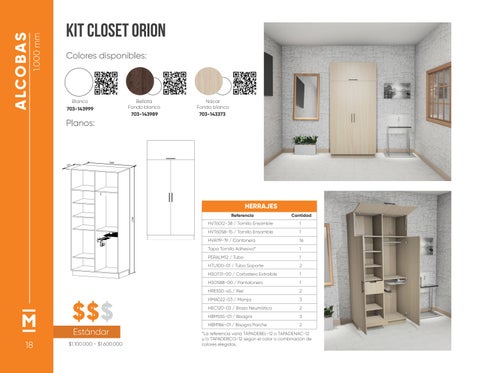 Madecentro Colombia 家具目录 KIT MUEBLES MADECENTRO 第 20 页
