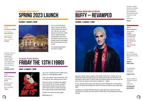 Quarry Theatre 春季 2023 第 3 页