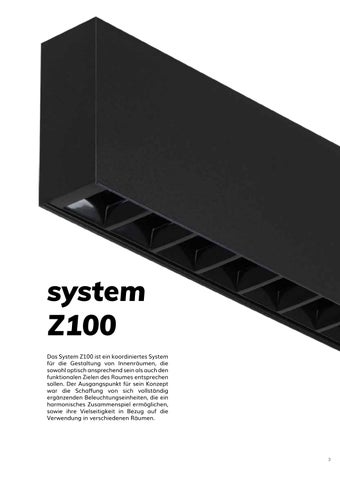 System Z60, Z100 灯饰目录 德文 by Zaho Lighting 第 5 页
