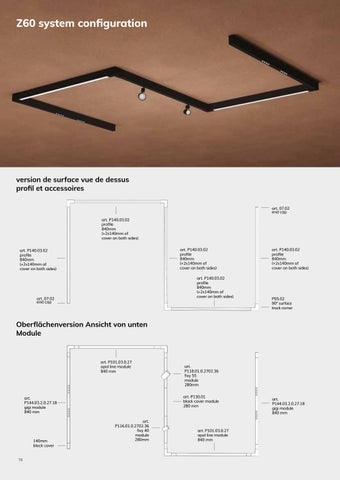System Z60, Z100 灯饰目录 法文 by Zaho Lighting 第 18 页