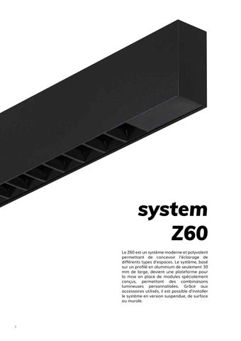 System Z60, Z100 灯饰目录 法文 by Zaho Lighting 第 4 页
