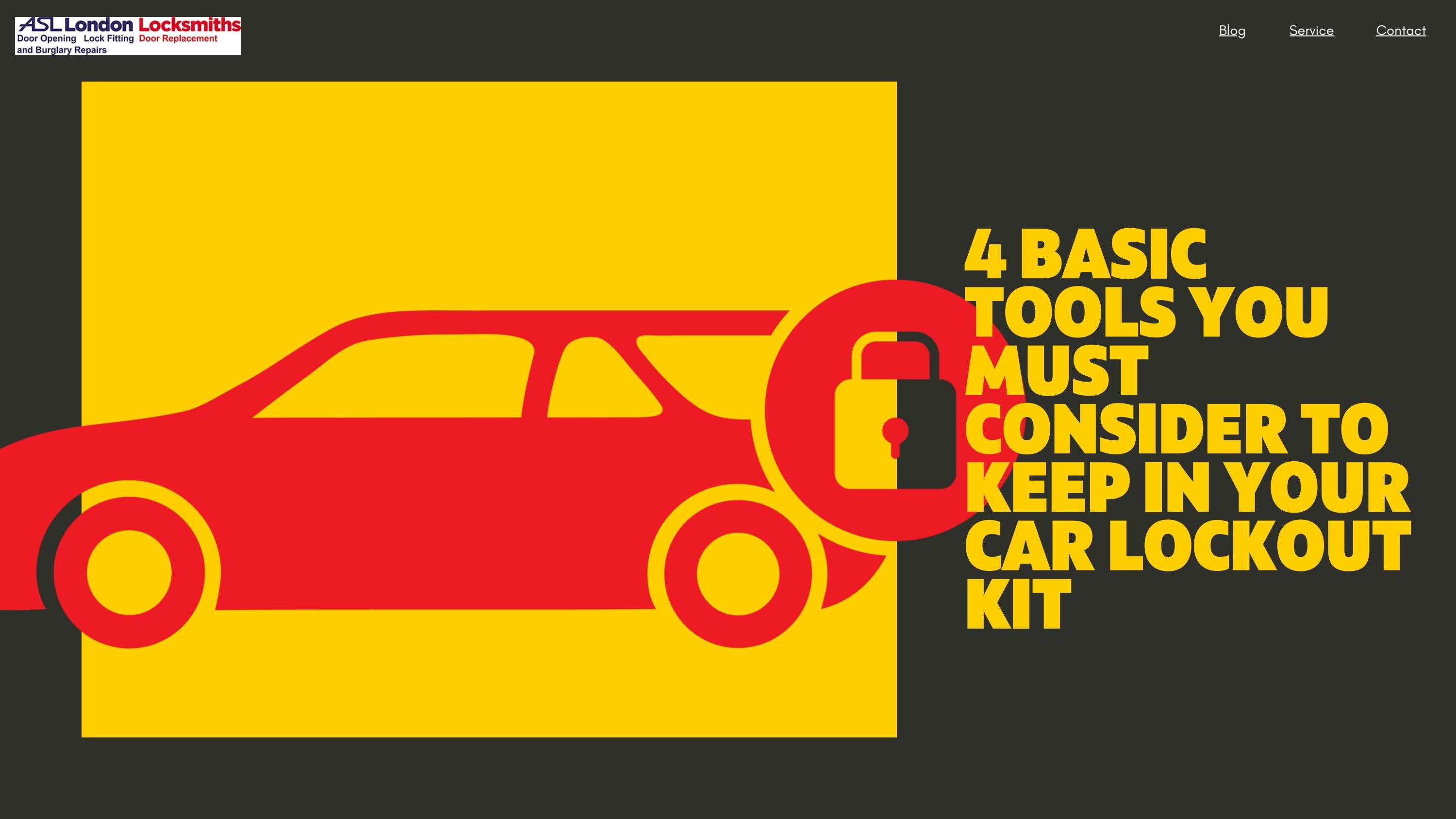 4 Basic Tools You Must Consider to Keep In Your Car Lockout Kit. by ASL Locksmith London Issuu