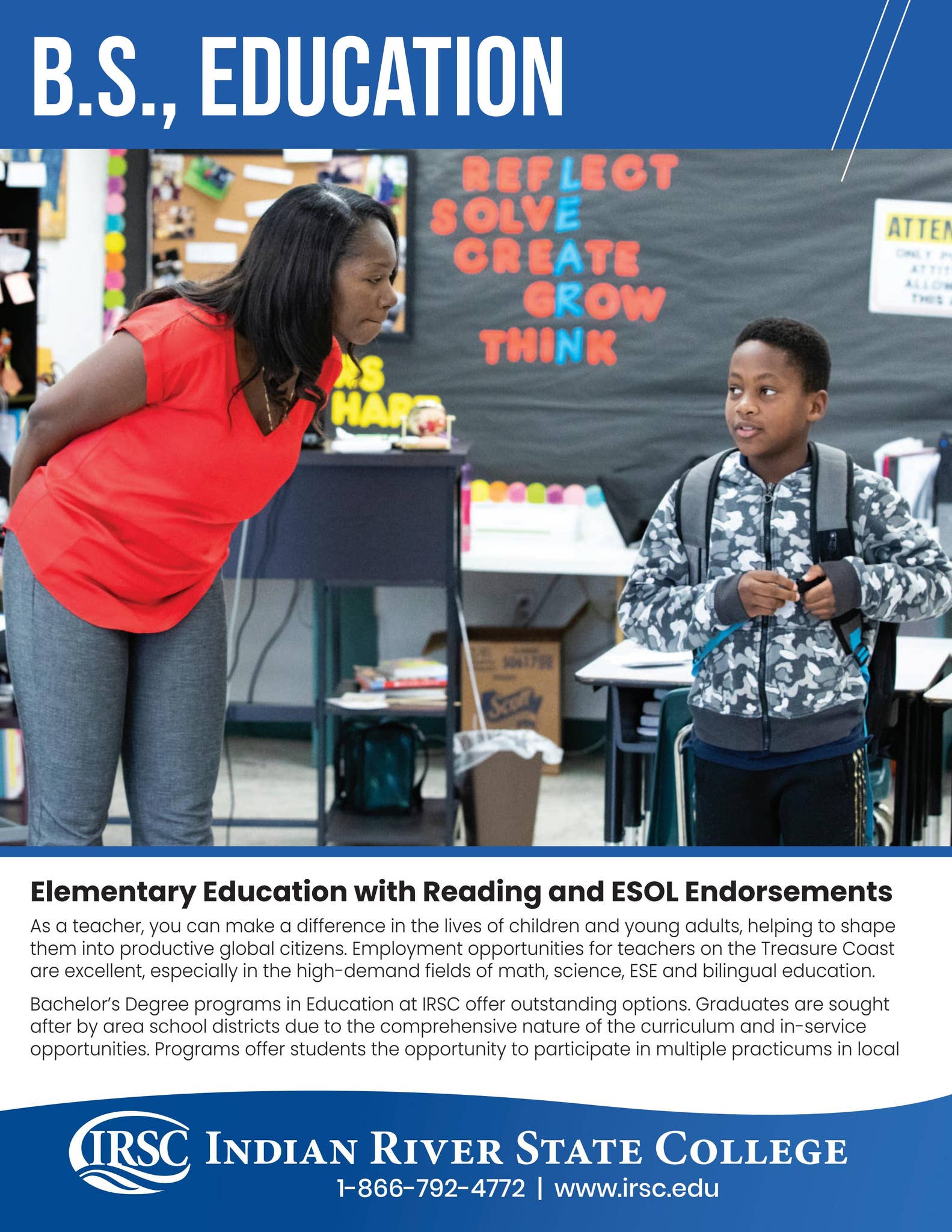 IRSC Bachelor of Science Degree in Education by Indian River State ...