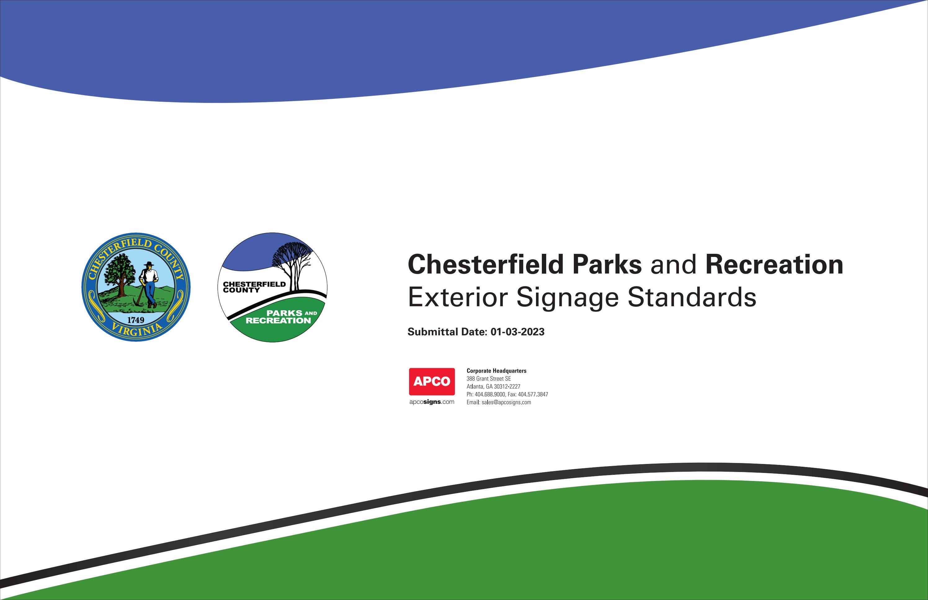 Chesterfield Parks and Recreation Signage Design by nhinguyenstudio Issuu