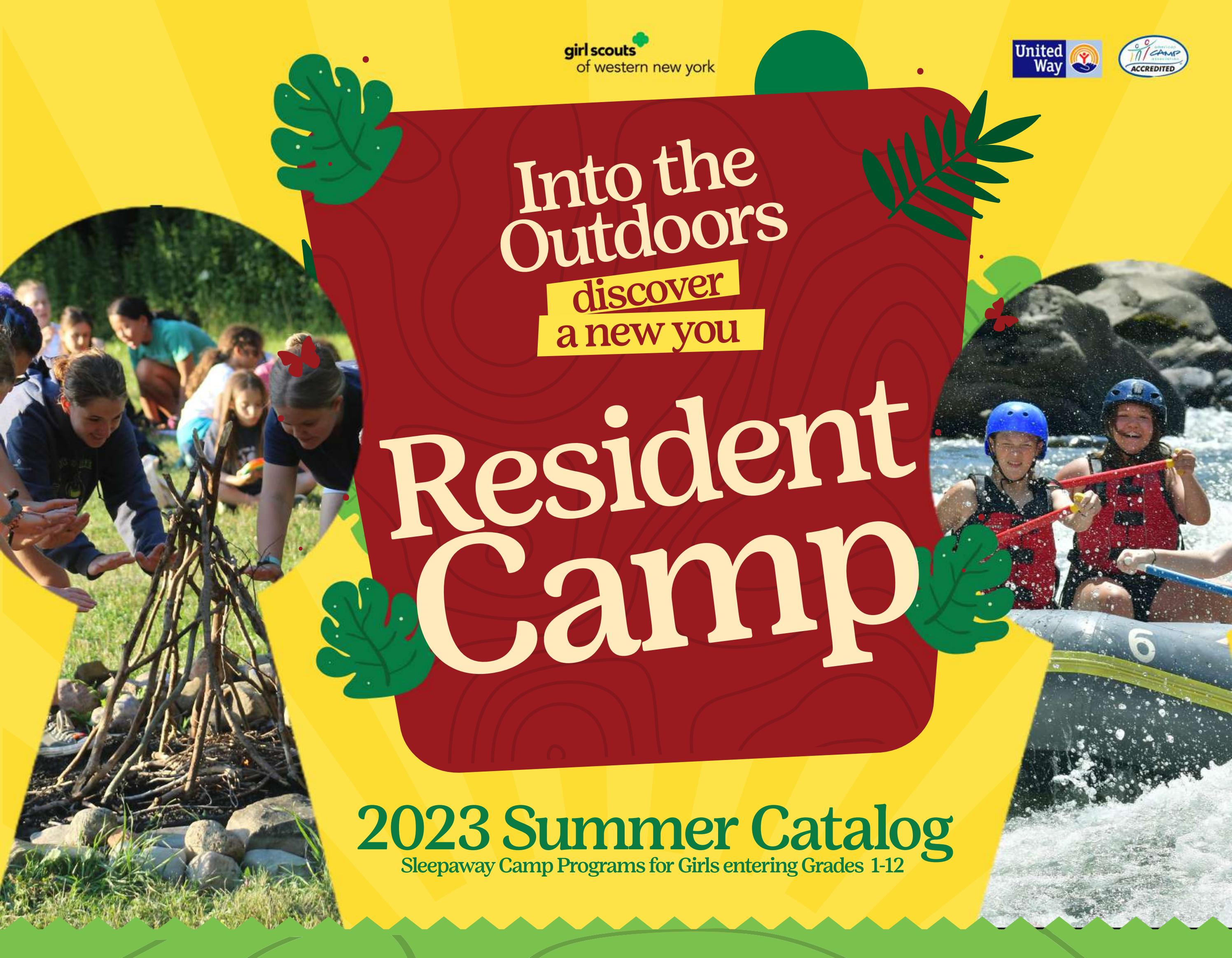 Resident Camp 2023 Summer Catalog by Girl Scouts of Western New York