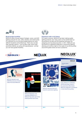 NEOLUX Automotive 灯饰目录 2023 第 5 页