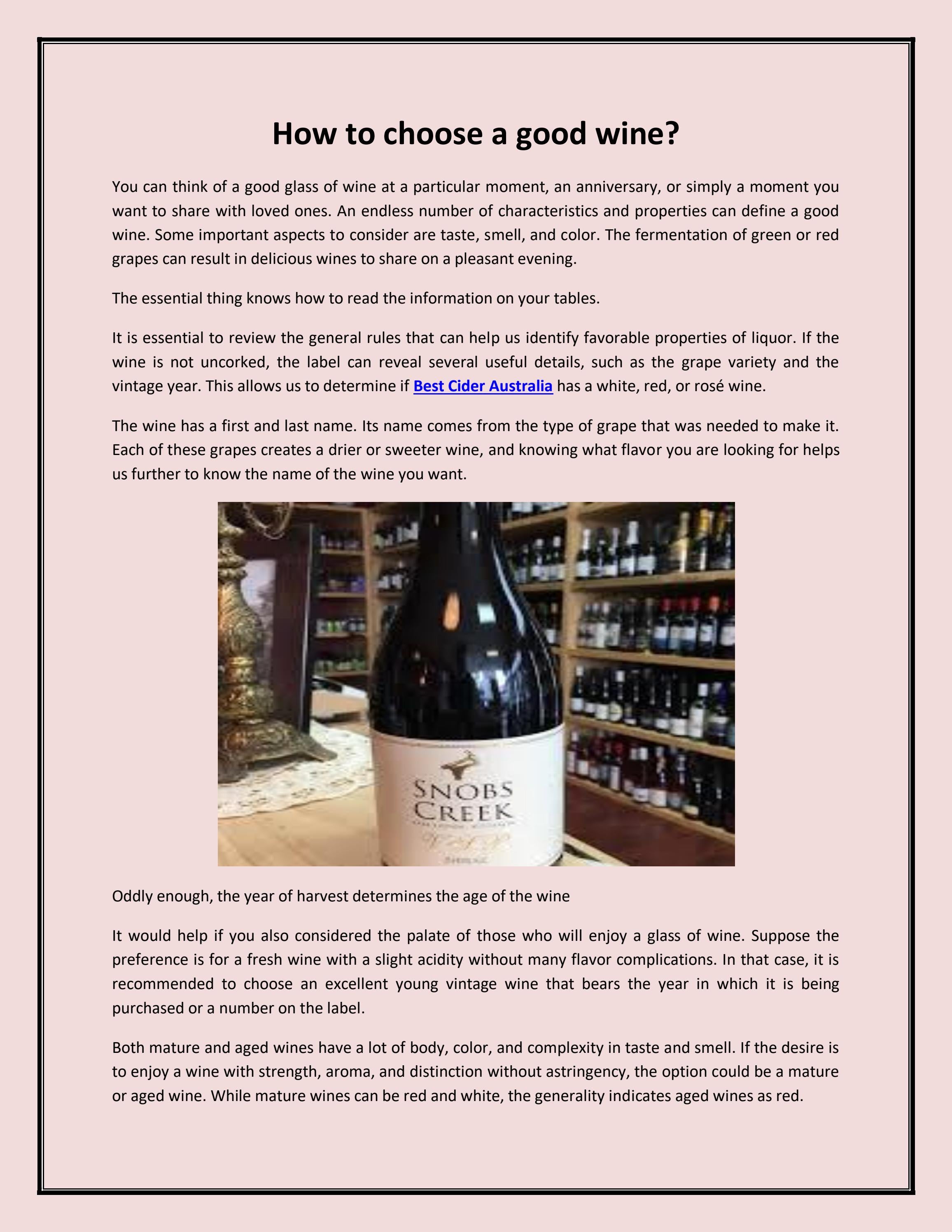 How to choose a good wine? by micahsilas Issuu