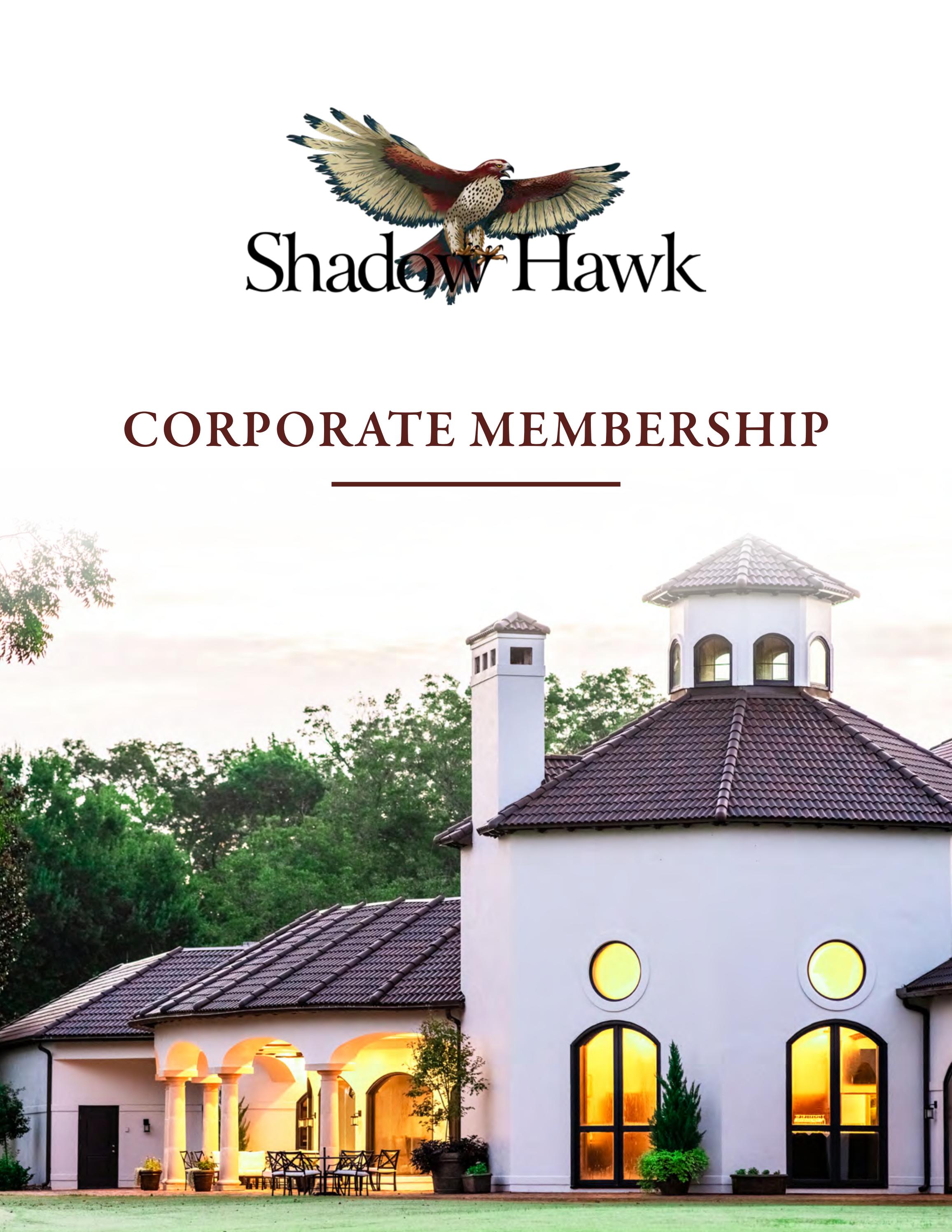 Shadow Hawk Corporate Membership Brochure by Escalante Golf Issuu