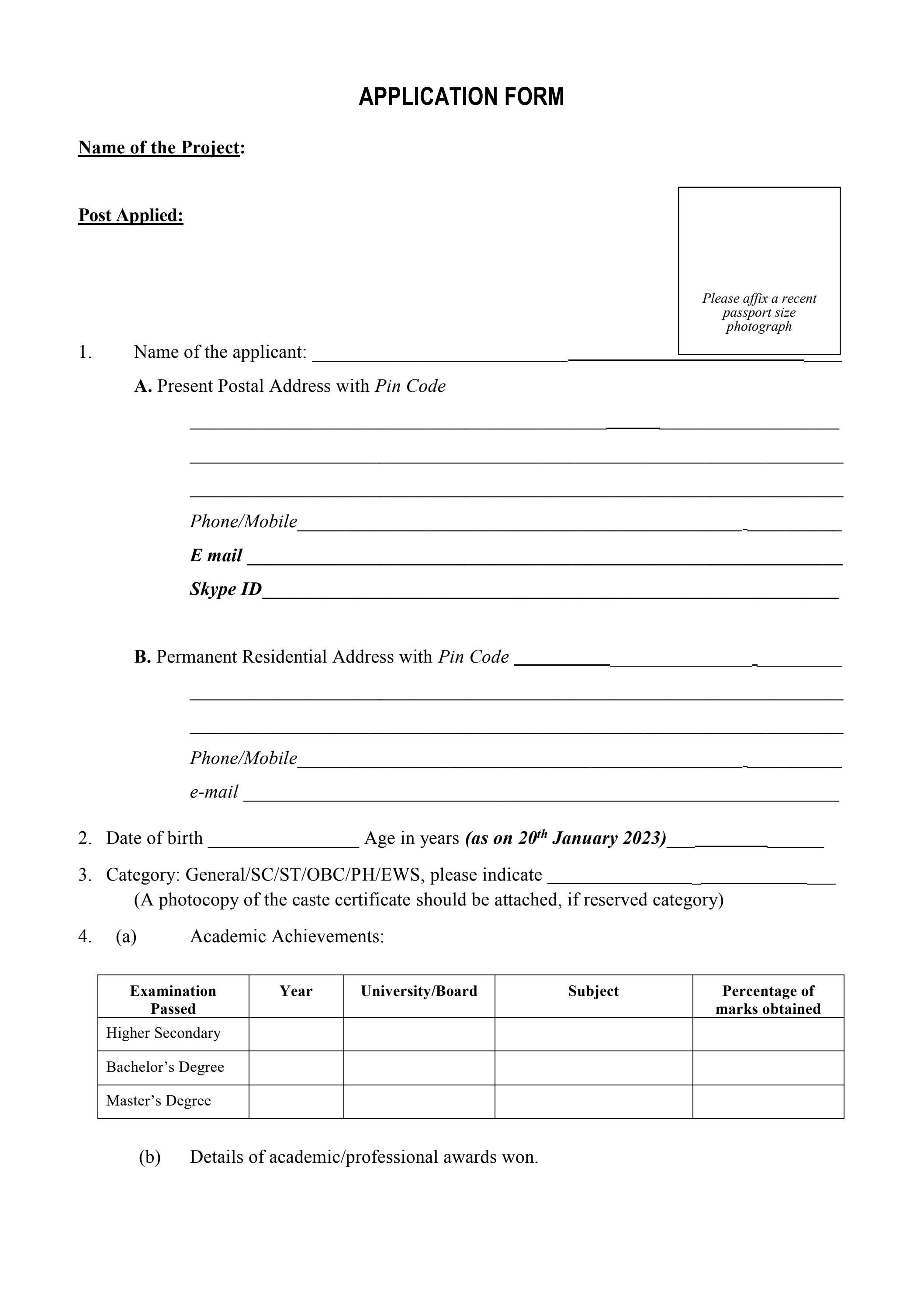 Wildlife Institute of India Project Associate Job For Botany, Life