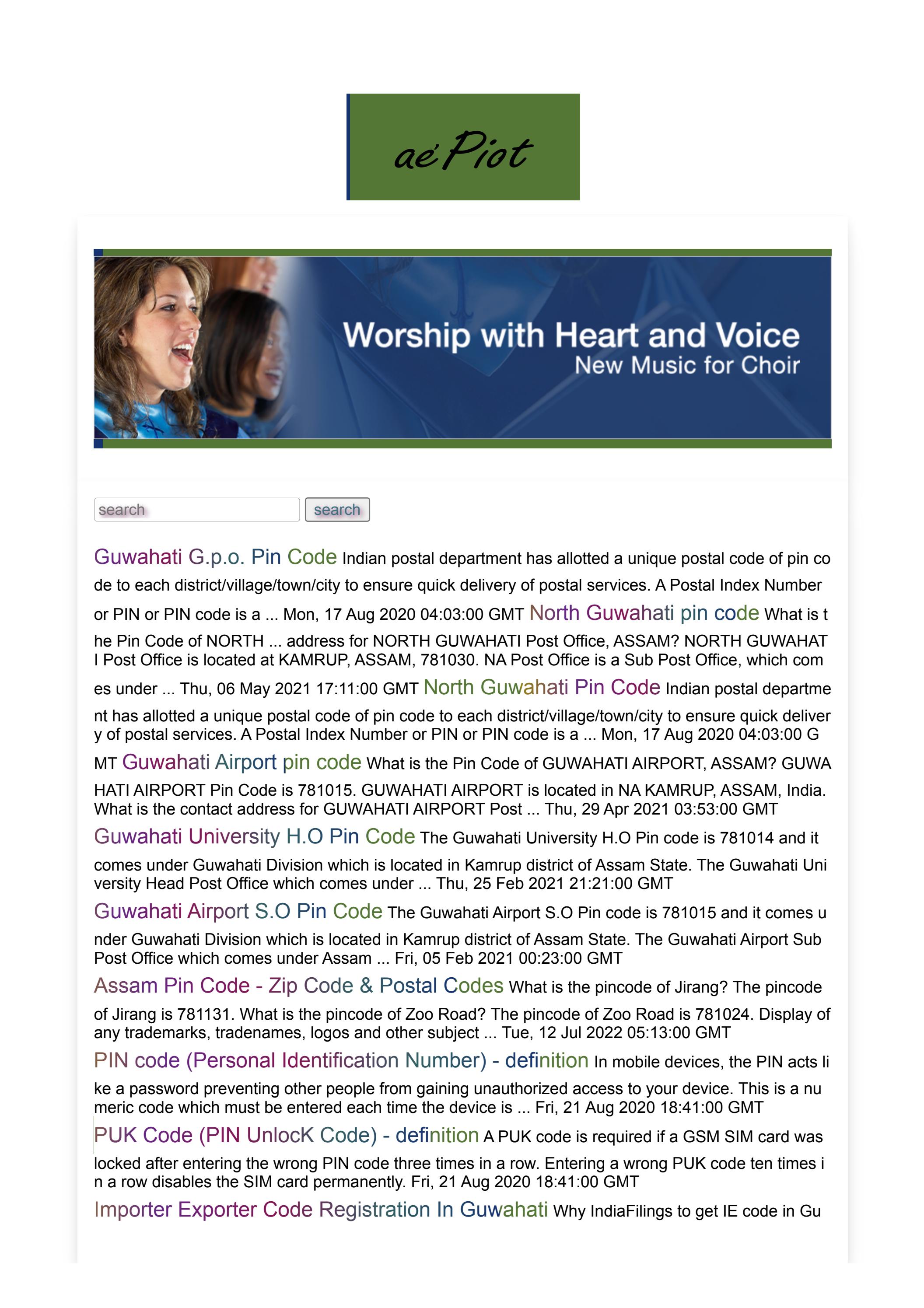 Guwahati G.p.o. Pin Code _ aePiot _ by BuletinStiri Issuu