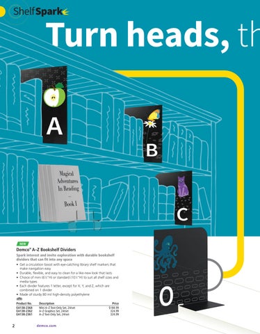Demco, Inc. EA 教育 Library Essentials 家具目录 第 4 页