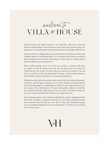 2023 Villa & House 配件 家具目录 第 5 页