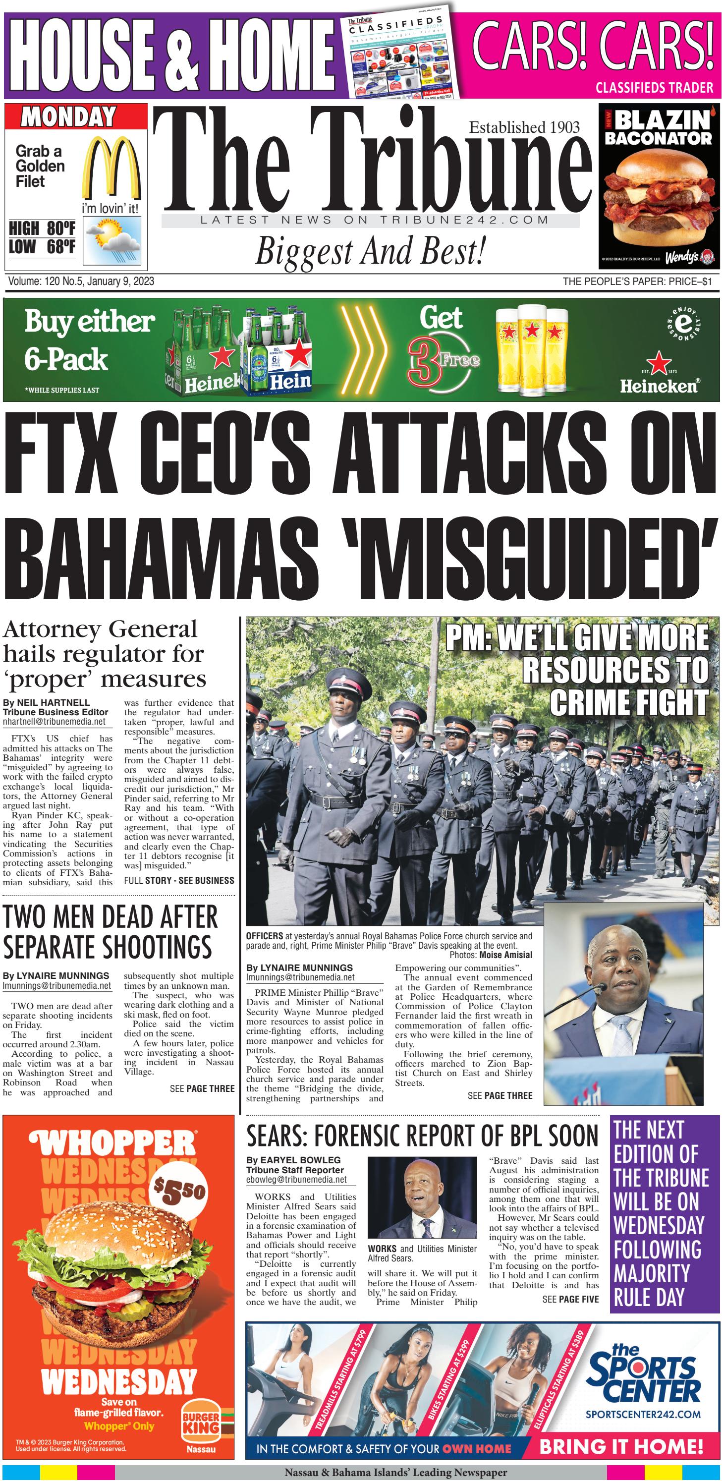 01092022 NEWS AND SPORT by tribune242 Issuu