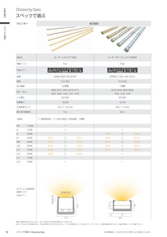 【価格改定版】Luci LED 照明カタログ2022 日本語版 第 14 页